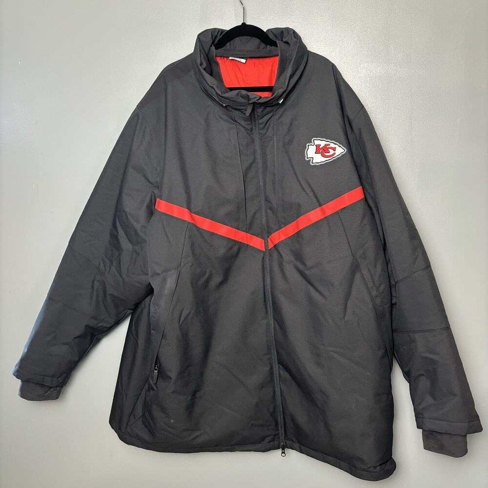 Kansas City Chiefs Nike On Field 550 Down Jacket Team Issued Custom Size 3-4XL